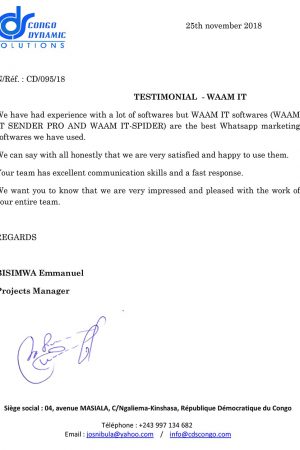 WAAM-it Testimonial