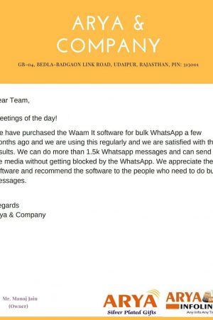 WAAM-it Testimonial